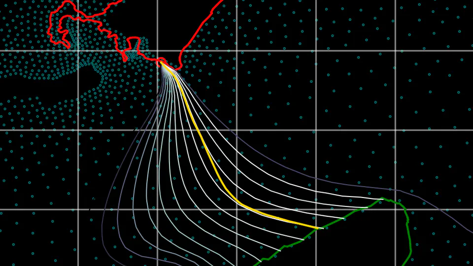 Open Water Swim Route Optimization Using Reversible Jump Markov Chain Monte Carlo (RJ-MCMC)